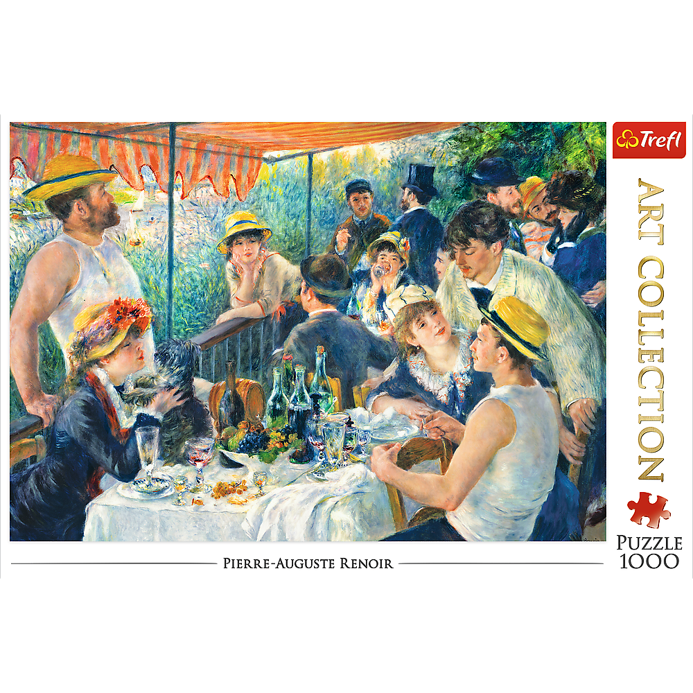 1000 Piece Jigsaw Puzzles, Luncheon of The Boating Party - Renoir, Still-Life Puzzle, Art Puzzles, Adult Puzzles, Trefl 10499 Bridge Toys - Premium Jigsaw Puzzles