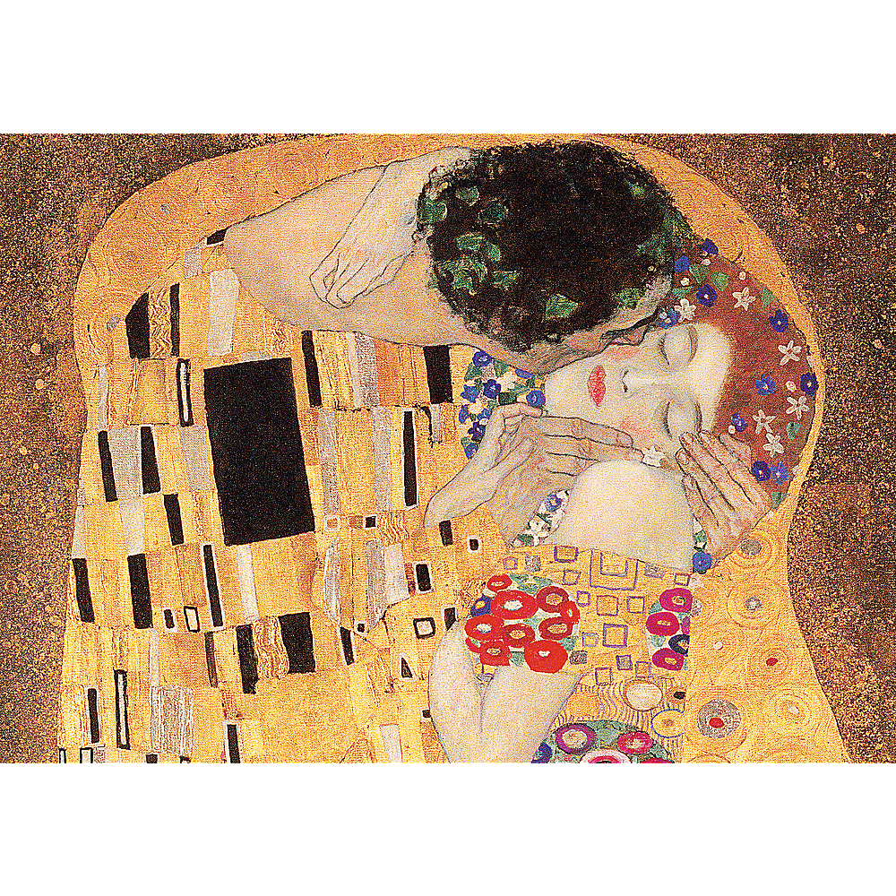 1000 Piece Jigsaw Puzzles, The Kiss by Gustav Klimt, Art Nouveau, Puzzle Art, Adult Puzzles, Trefl 10559 Bridge Toys - Premium Jigsaw Puzzles