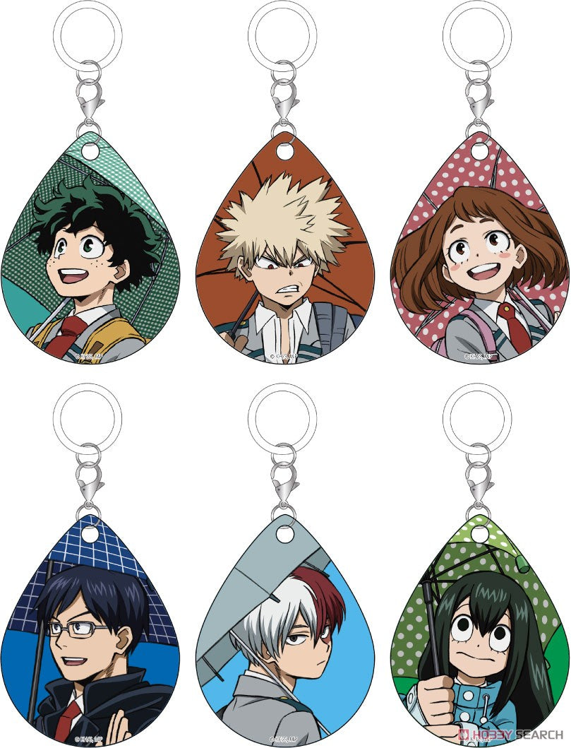 My Hero Academia Trading Acrylic Charm (Umbrella Maker) (Rainy Day) Keychain blind box ( 1 Blind Box ) Super Anime Store