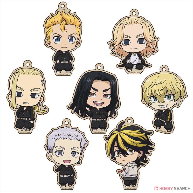 Tokyo Revengers TV Animation Trading Wooden Tag Strap Blind Box (1 Blind Box) Super Anime Store