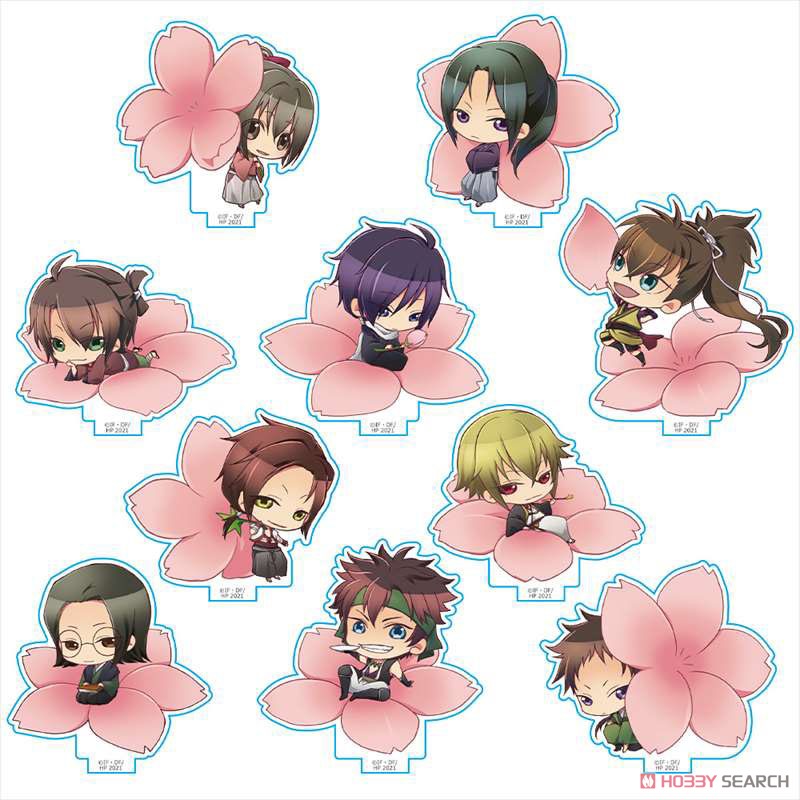 OVA Hakuouki Acrylic Stand Collection Blind Box (1 Blind Box) Super Anime Store