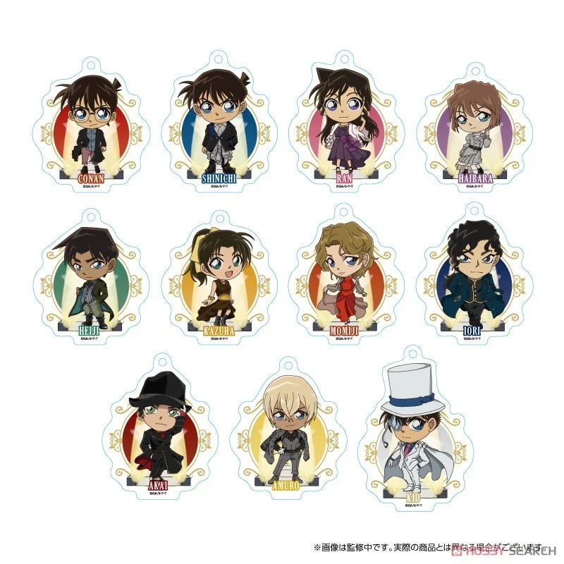 Detective Conan Trading Acrylic Keychain Deformation Runway 2nd - Blind Box Mystery Keyring Super Anime Store