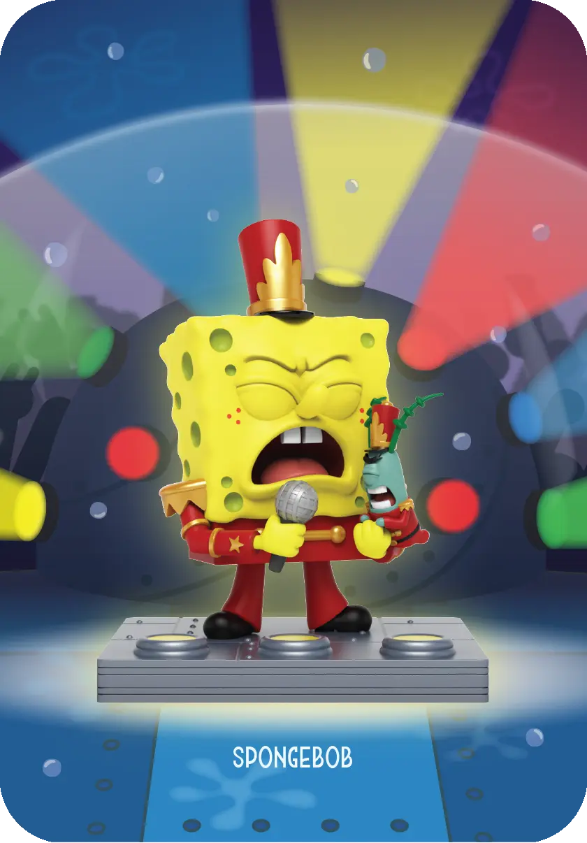 SpongeBob SquarePants: Band Geeks Series Blind Box (1 Blind Box) Super Anime Store