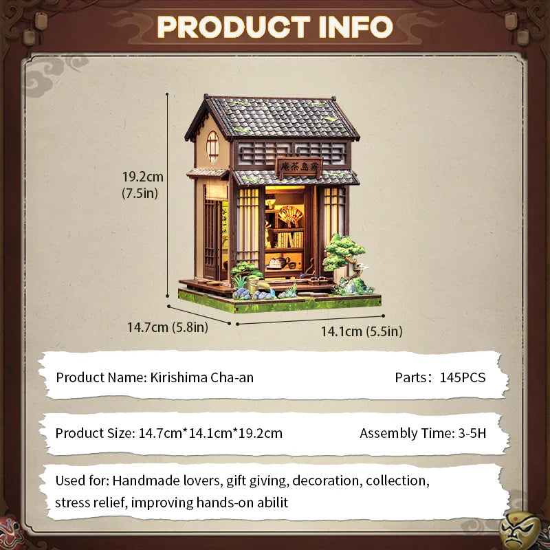 CUTEBEE DIY Miniature House | Kirishima Cha-an Super Anime Store