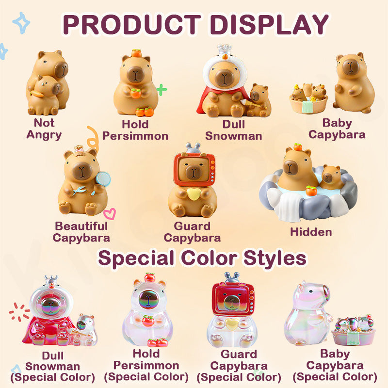 Little Bean Capybara Series Blind Box (1 Blind Box) Super Anime Store