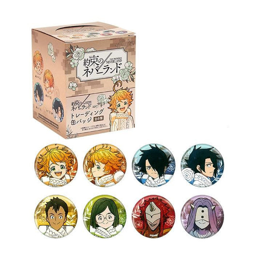 PROMISED NEVERLAND CAN BADGE TRADING Anime Pop