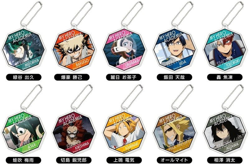 MY HERO ACADEMIA V04 DECO ACRYLIC KEYCHAIN BLIND BOX TRADING Anime Pop