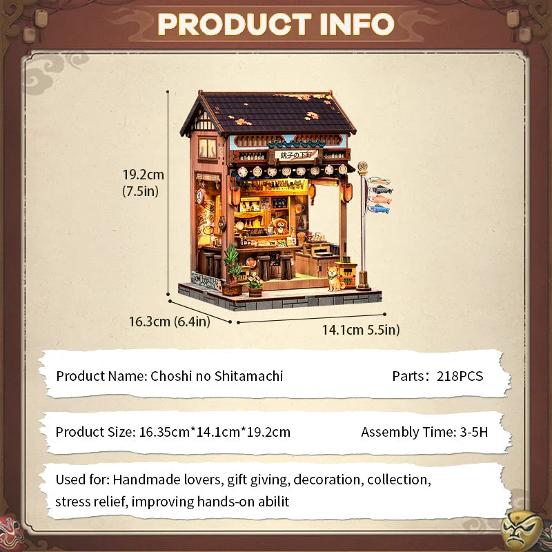 CUTEBEE DIY Miniature House | Choshi no Shitamachi Super Anime Store