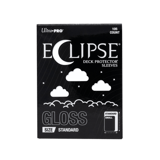 ECLIPSE® Gloss Standard DECK PROTECTOR® Sleeves: Arctic White - 105ct Ultra PRO International