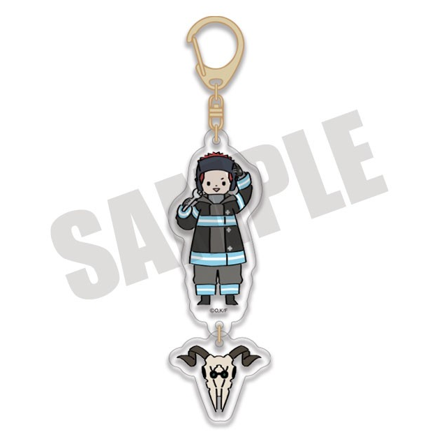 FIRE FORCE VULCAN JOSEPH ACRYLIC P DESIGN KEYCHAIN Anime Pop