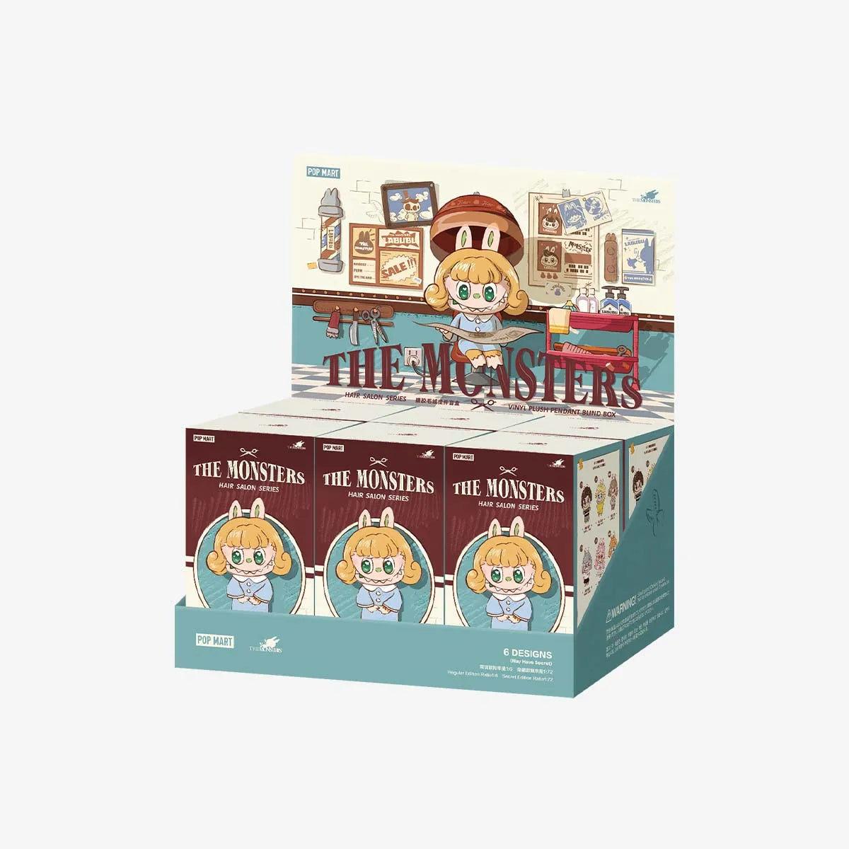 THE MONSTERS Hair Salon Series - Vinyl Plush Pendant Blind Box Super Anime Store