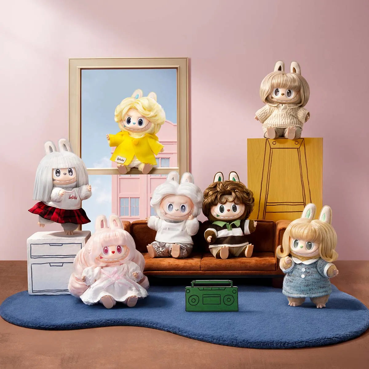 THE MONSTERS Hair Salon Series - Vinyl Plush Pendant Blind Box Super Anime Store