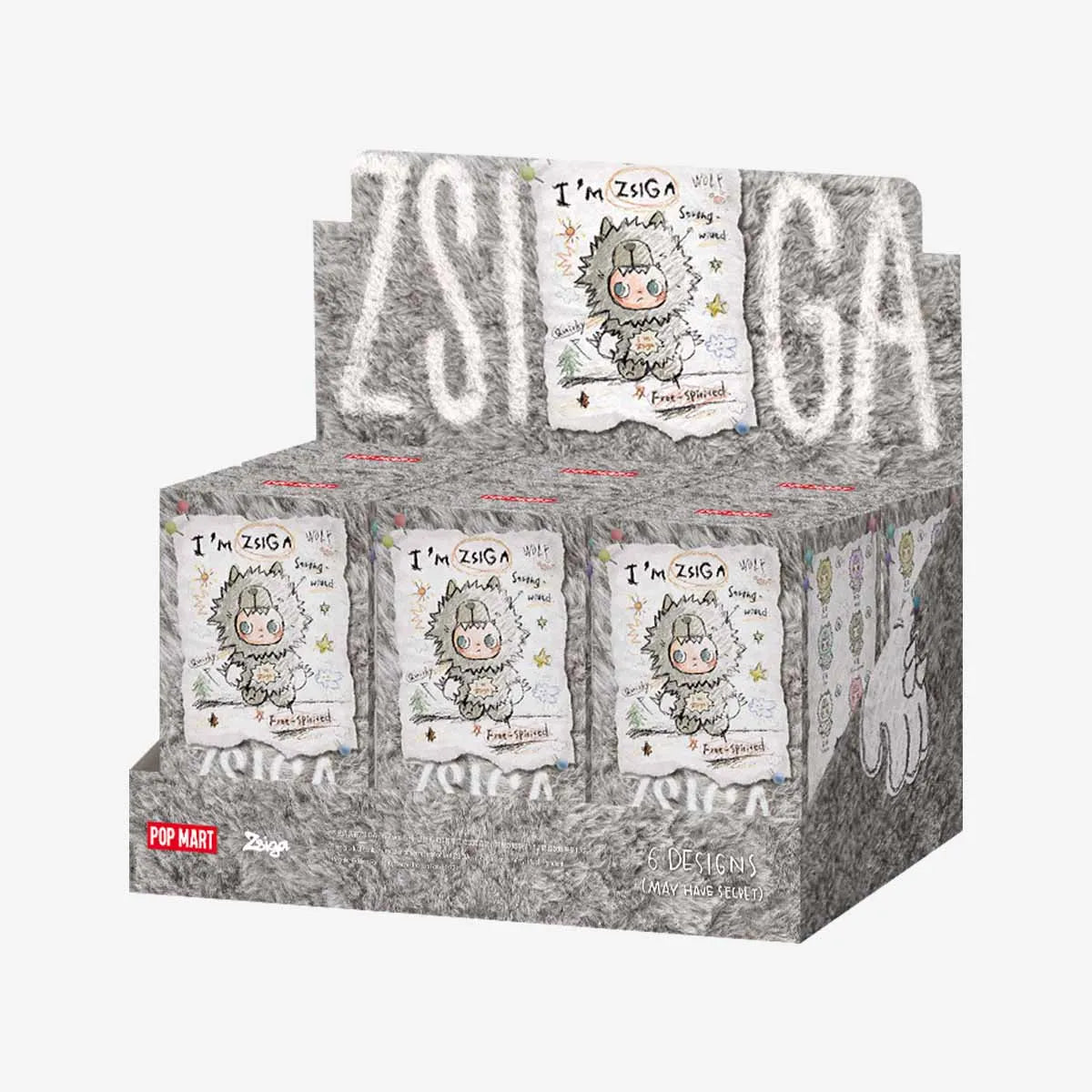 POP MART ZSIGA I'm Zsiga Series Vinyl Plush Pendant Blind Box Super Anime Store
