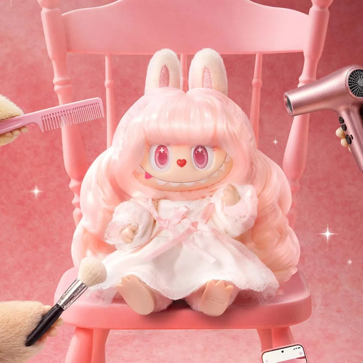 THE MONSTERS Hair Salon Series - Vinyl Plush Pendant Blind Box Super Anime Store
