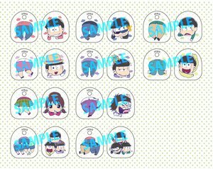OSOMATSU NIITENGO (2.5) ACRYLIC TRADING CLIP Anime Pop