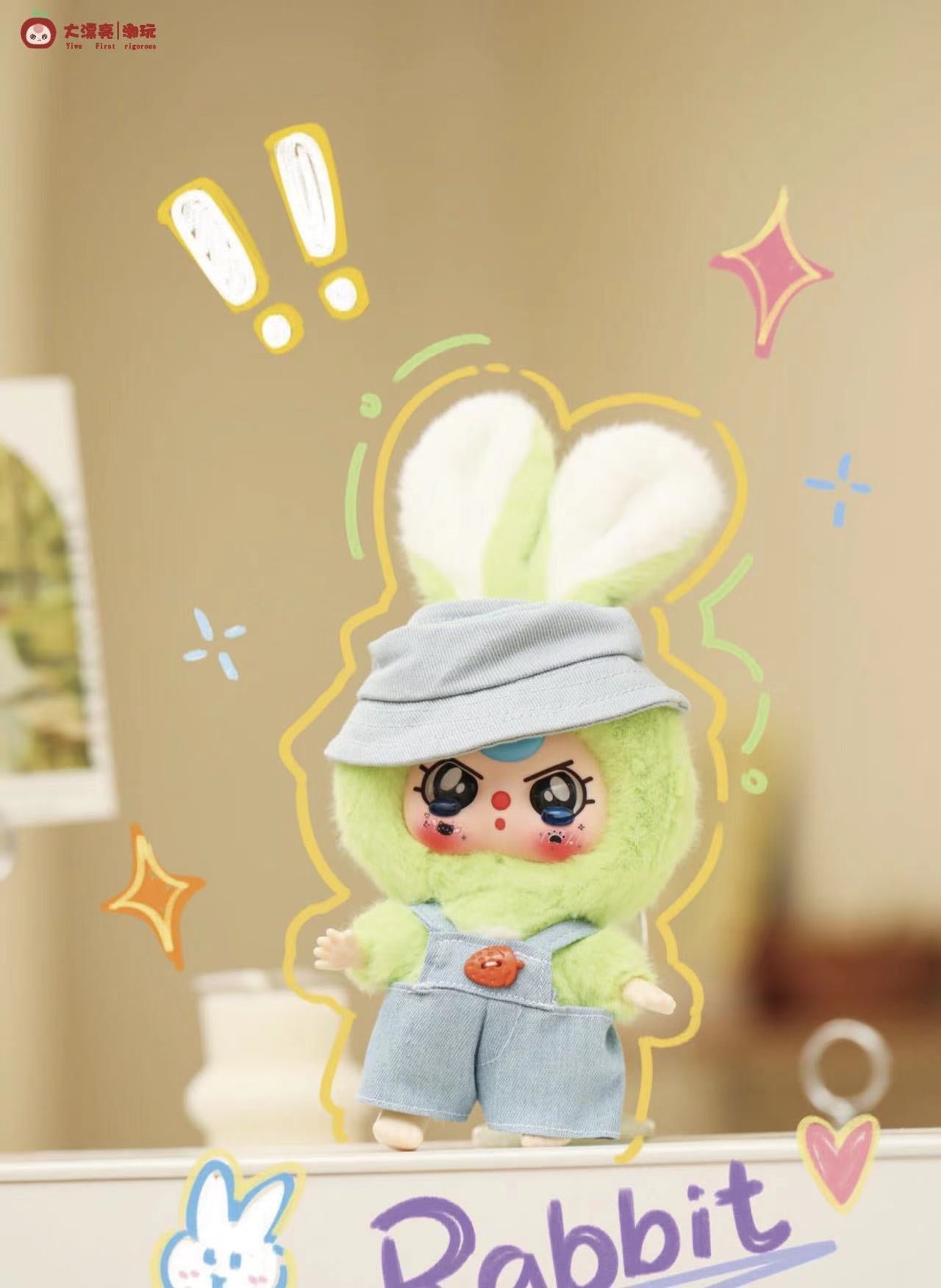 Baby Three - Macaron Rabbit Stuffed Blind Box (1 Blind Box) Super Anime Store