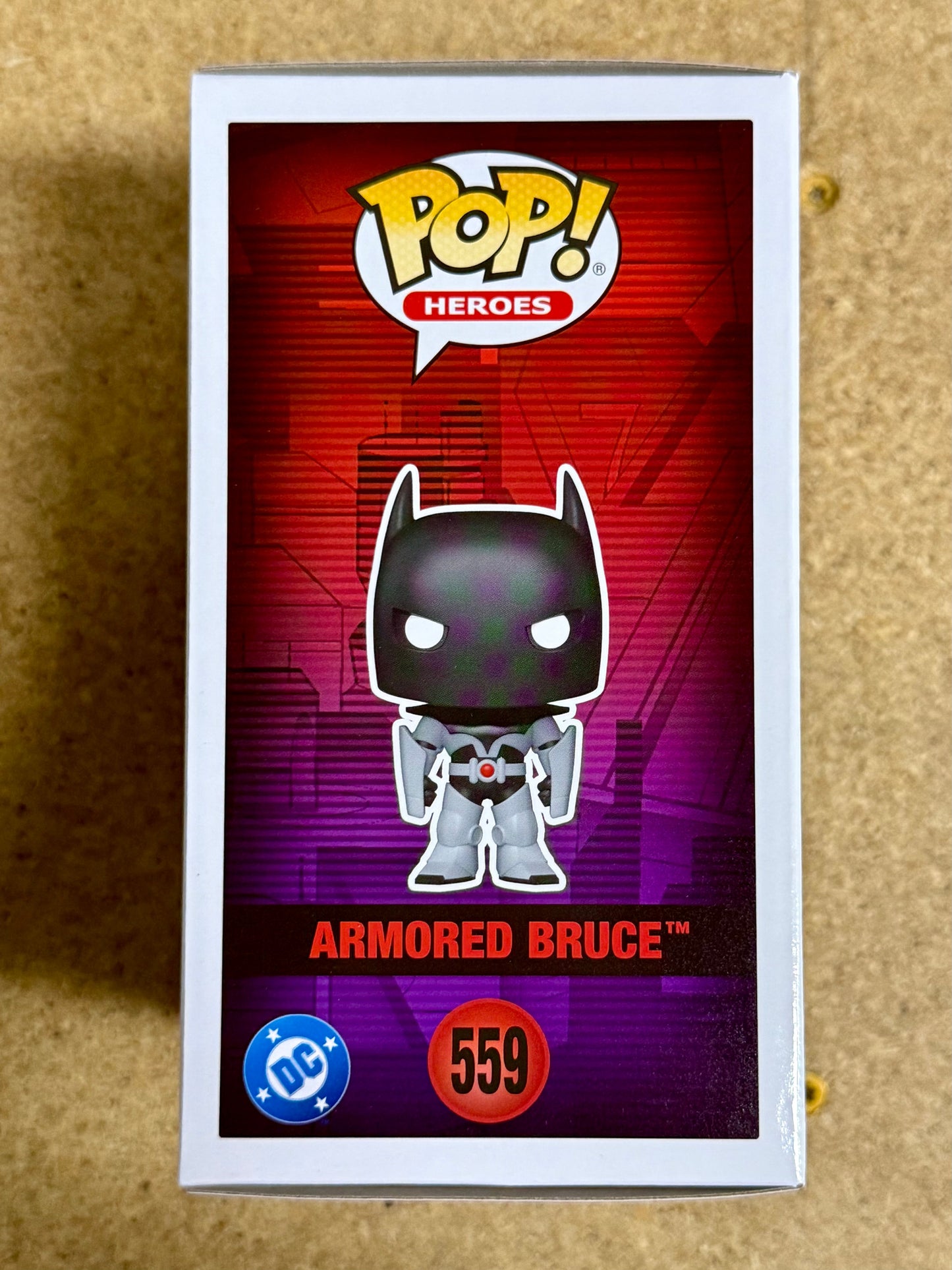 Funko Pop! DC Heroes Armored Bruce Wayne #559 Batman Beyond 2025 Mustang Comics