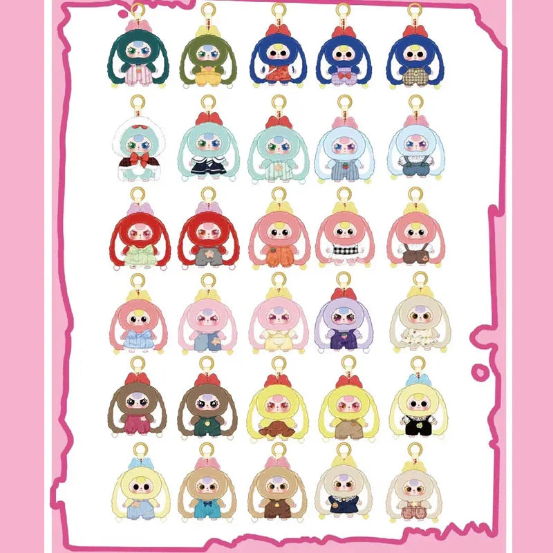 Baby Three V2 Rabbit Macaron Cute Bunny Plush Series Blind Box (1 Blind Box) Super Anime Store