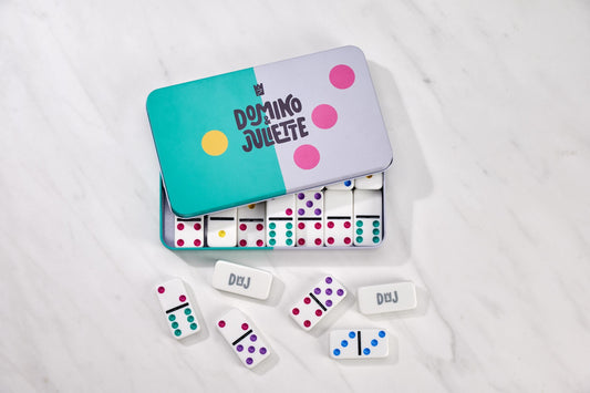 Domino & Juliette Domino Set - Colorful Dominos for Kids - Puzzle Planet