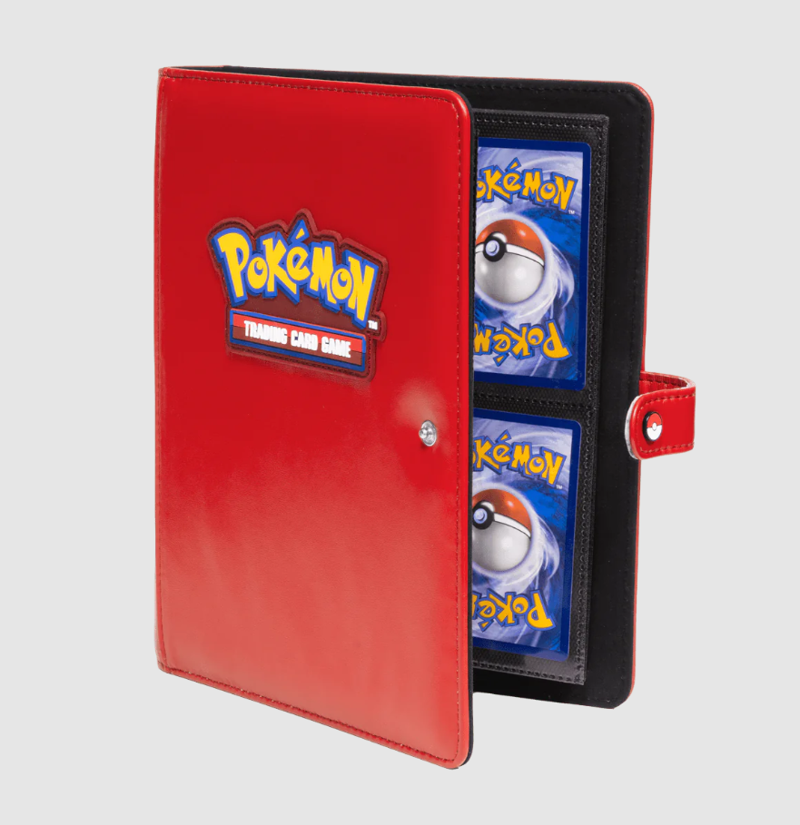 Ultra Pro Premium Red 4-Pocket Snap Binder for Pokémon Spoils and Loot