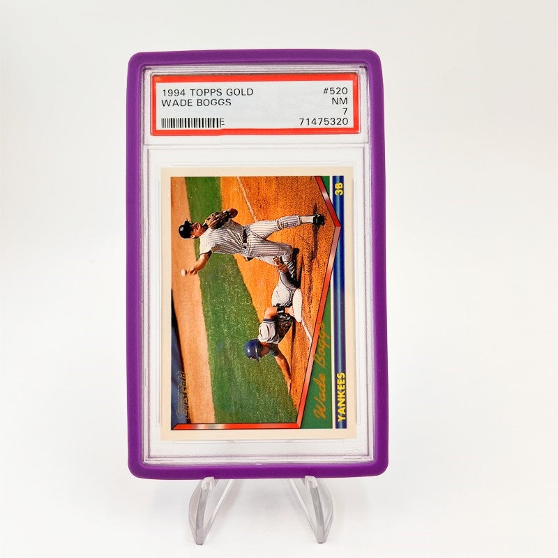 Trading Card Graded Slab Protector Bumper (PSA) Purple Spoils and Loot