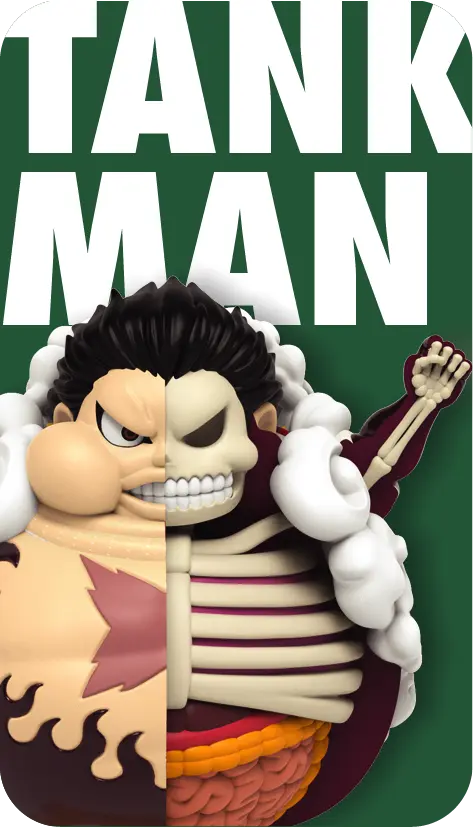 Freeny's Hidden Dissectibles: One Piece (Luffy’s Gears Edition) Blind Box (1 Blind Box) Super Anime Store