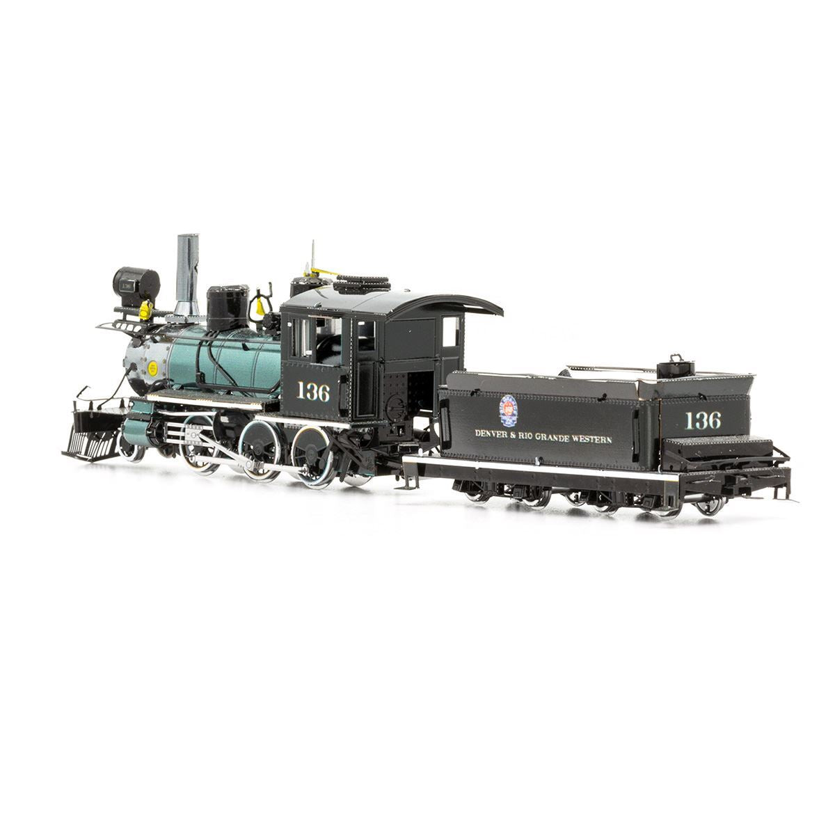 2-6-0 Locomotive Train Wild West 3D Steel Model Kit Metal Earth