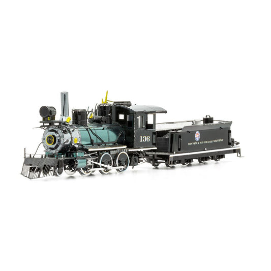 2-6-0 Locomotive Train Wild West 3D Steel Model Kit Metal Earth