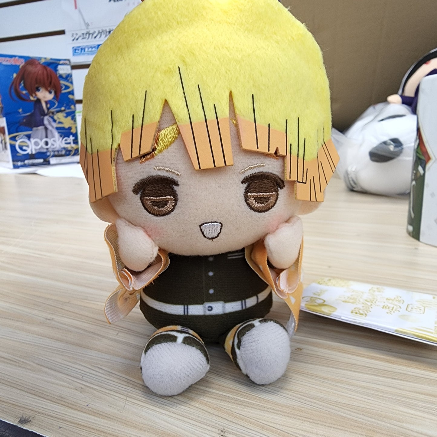 Demon Slayer Zenitsu Agatsuma Plush - Bofuto Meigurumi Japanese Anime Plushie Super Anime Store