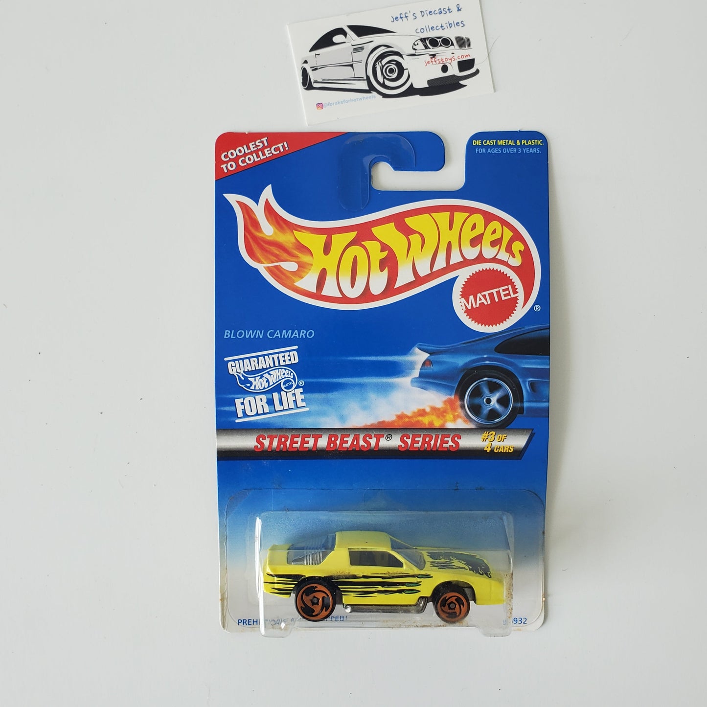 1996 Hot Wheels Street Beast Series Blown Camaro #559 Jeff's Diecast & Collectibles