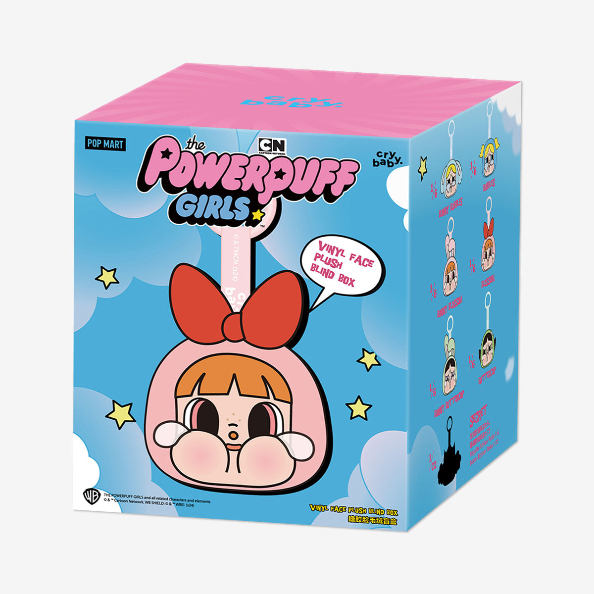 CRYBABY × Powerpuff Girls Series-Vinyl Face Plush Blind Box (1 Blind Box) Super Anime Store