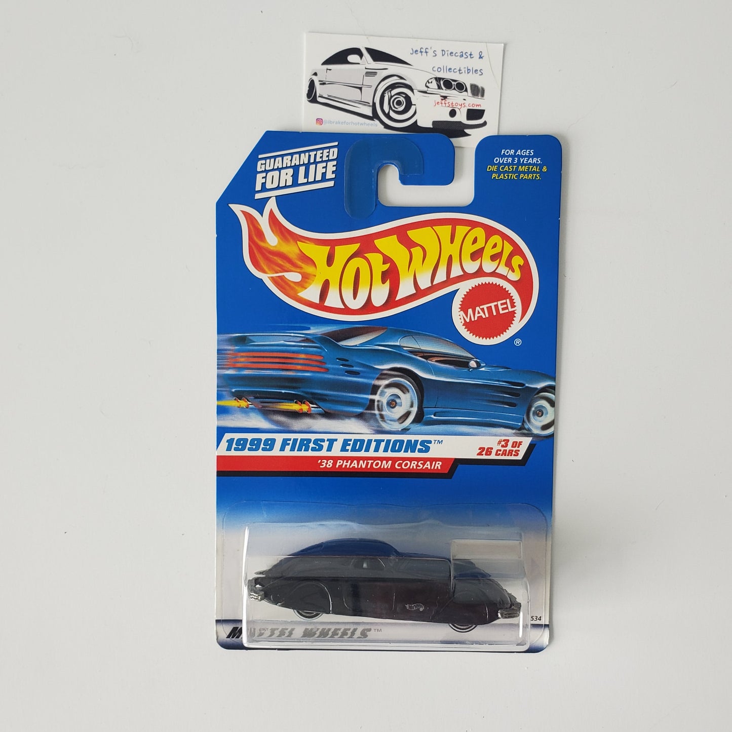 1999 Hot Wheels '38 Phantom Corsair #656 Jeff's Diecast & Collectibles