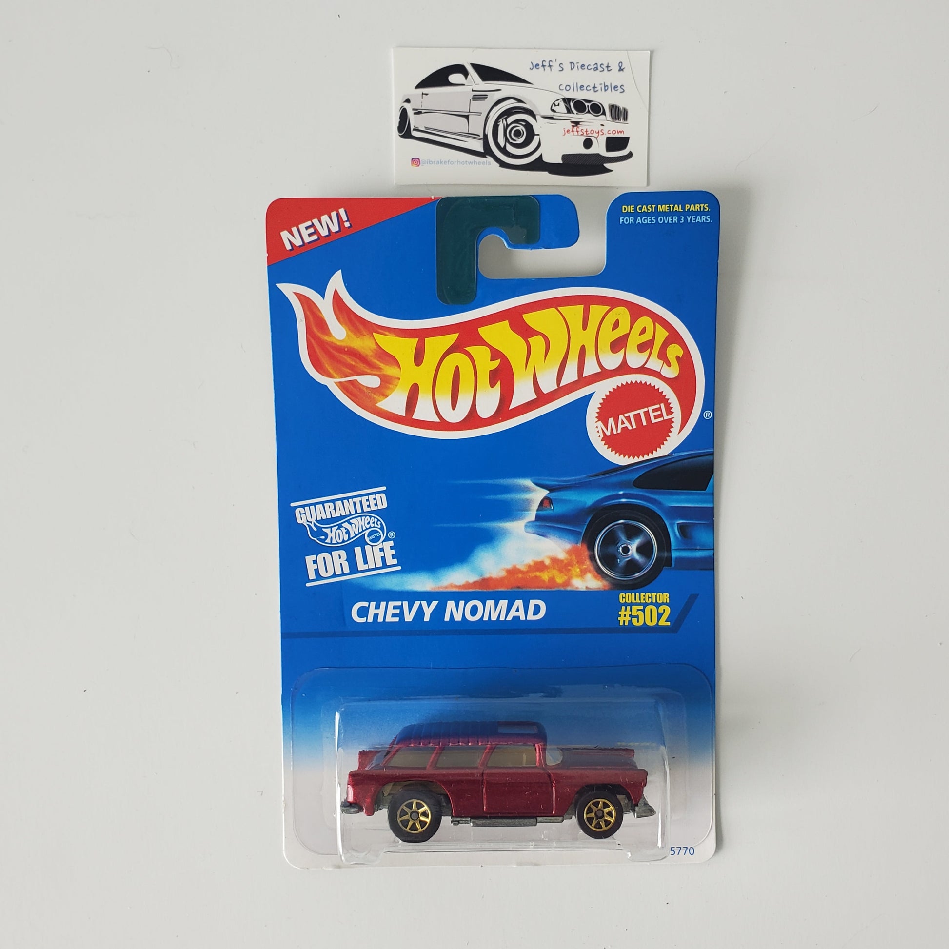 1996 Hot Wheels Chevy Nomad #502 Jeff's Diecast & Collectibles
