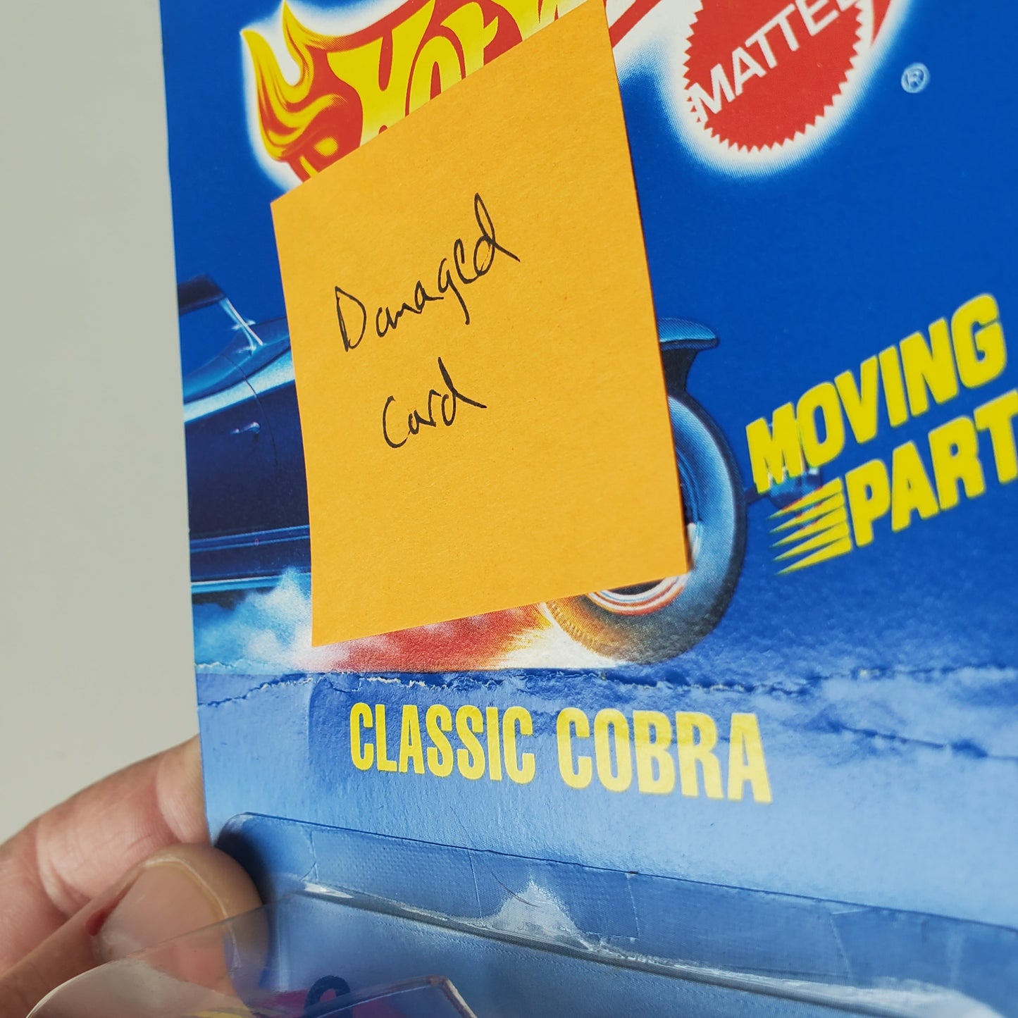 1991 Hot Wheels Classic Cobra #31 Damaged Card Jeff's Diecast & Collectibles