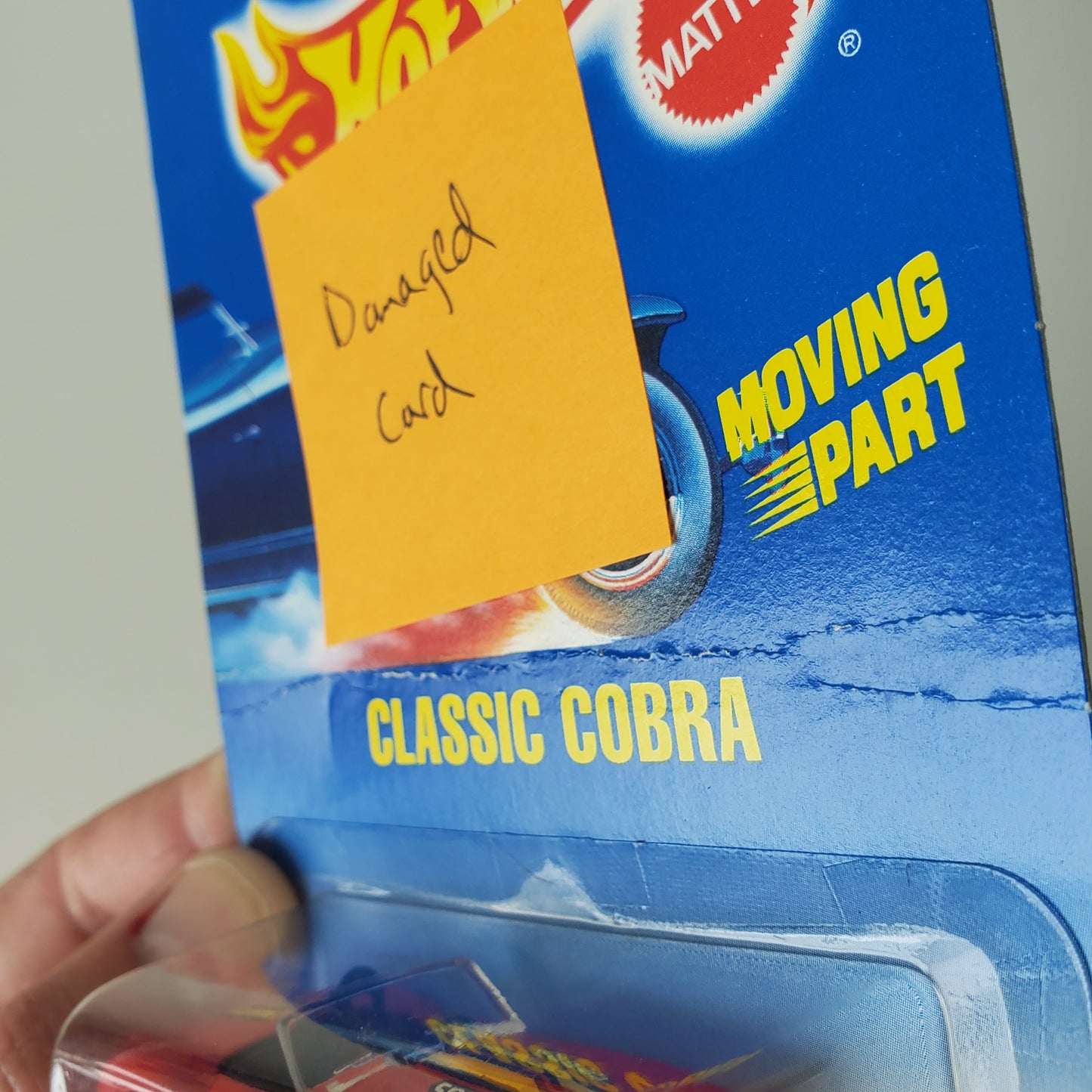 1991 Hot Wheels Classic Cobra #31 Damaged Card Jeff's Diecast & Collectibles