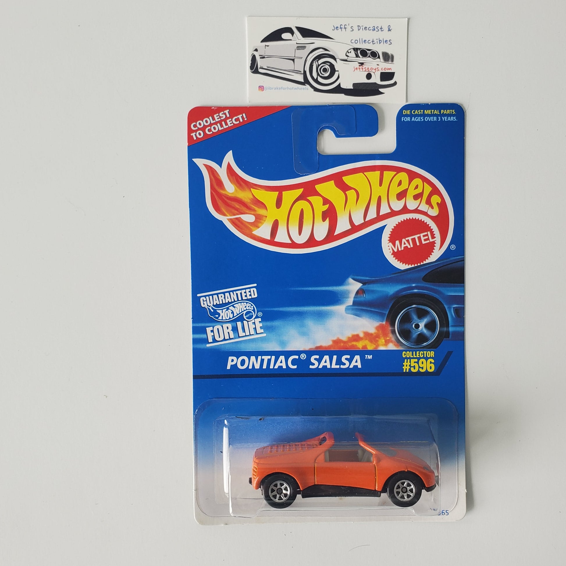 1996 Hot Wheels Pontiac Salsa #596 Jeff's Diecast & Collectibles