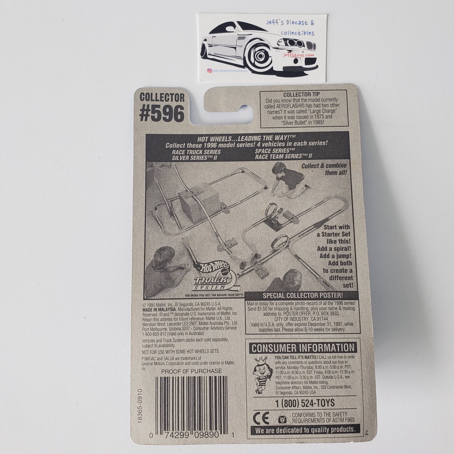 1996 Hot Wheels Pontiac Salsa #596 Jeff's Diecast & Collectibles