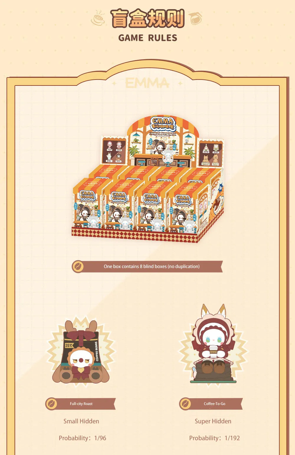 EMMA Secret Forest coffee shop Series (1 Blind Box) Super Anime Store