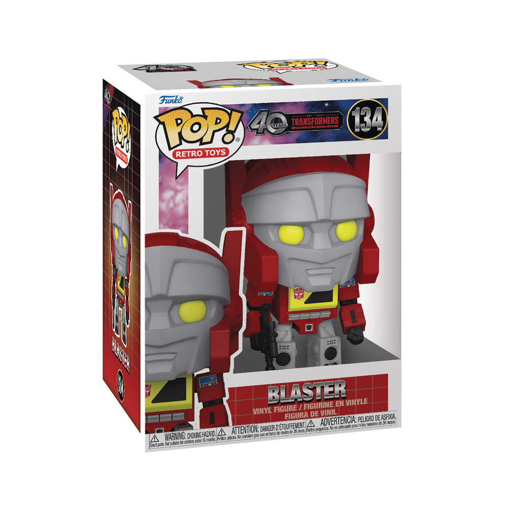 Pop Retro Toys Transformers G1 Blaster Vinyl Figure 134 Collectors Row
