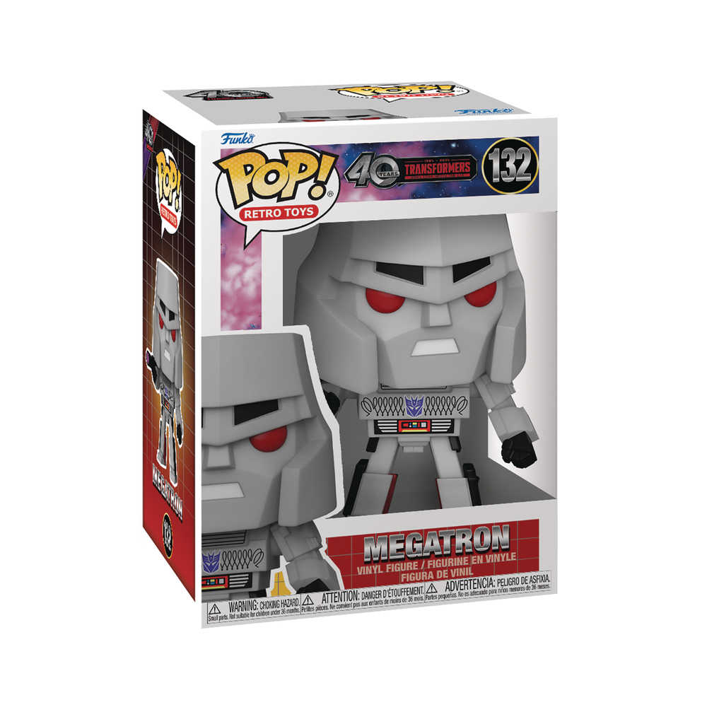 Pop Retro Toys Transformers G1 Megatron Vinyl Figure 132 Collectors Row