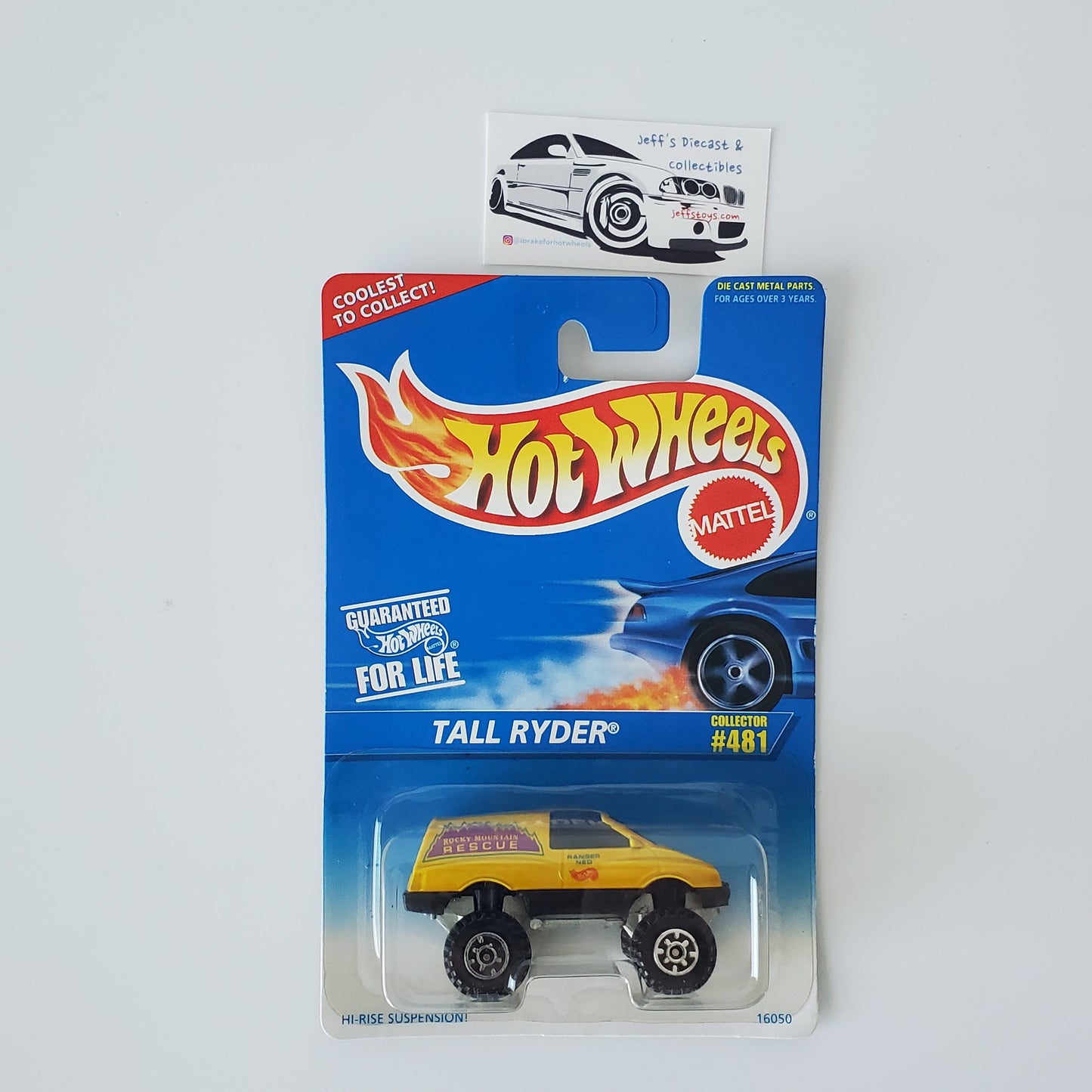 1995 Hot Wheels Tall Ryder #481 Jeff's Diecast & Collectibles