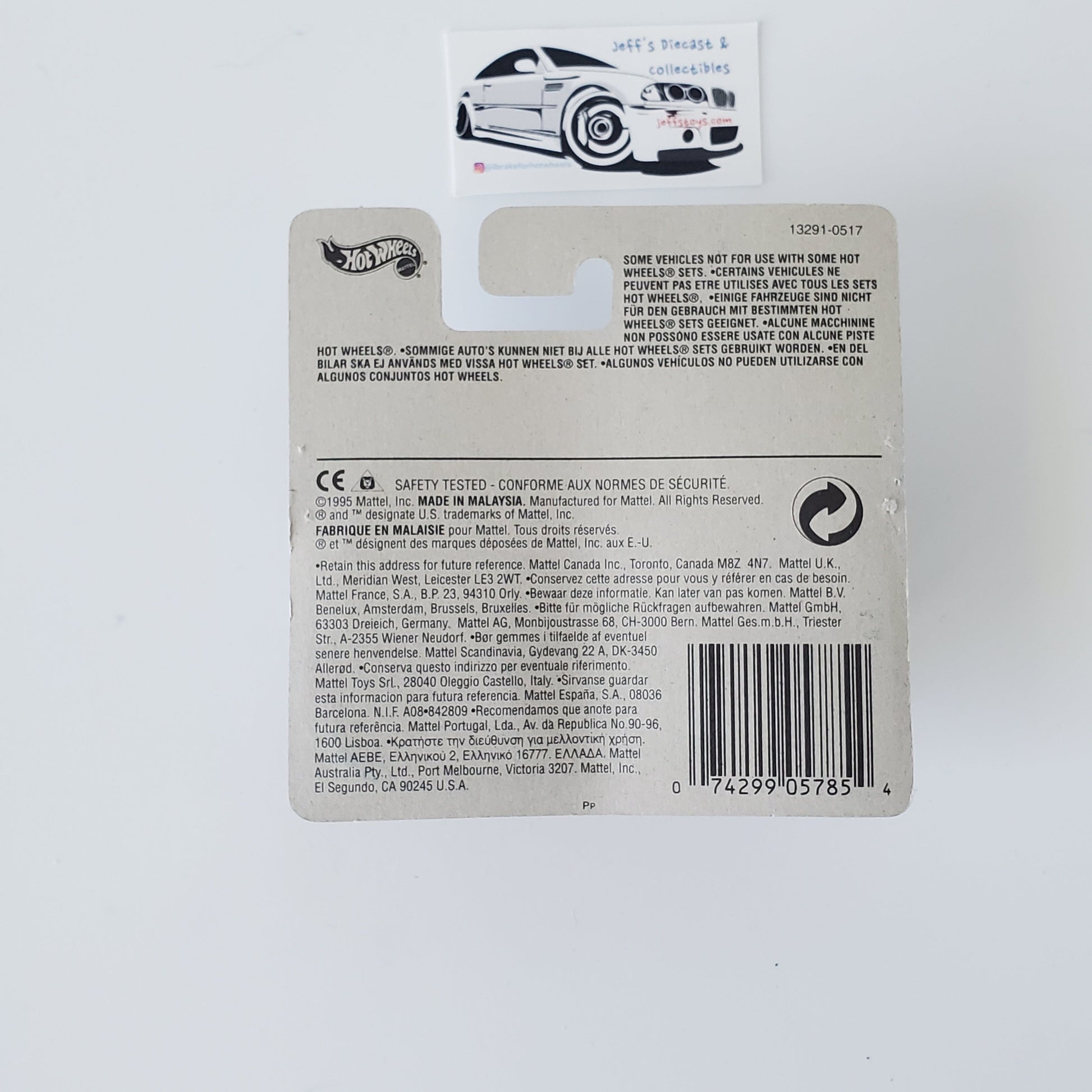 1995 Hot Wheels Roll Patrol Jeep Roarin Rods Rare Short Card Jeff's Diecast & Collectibles