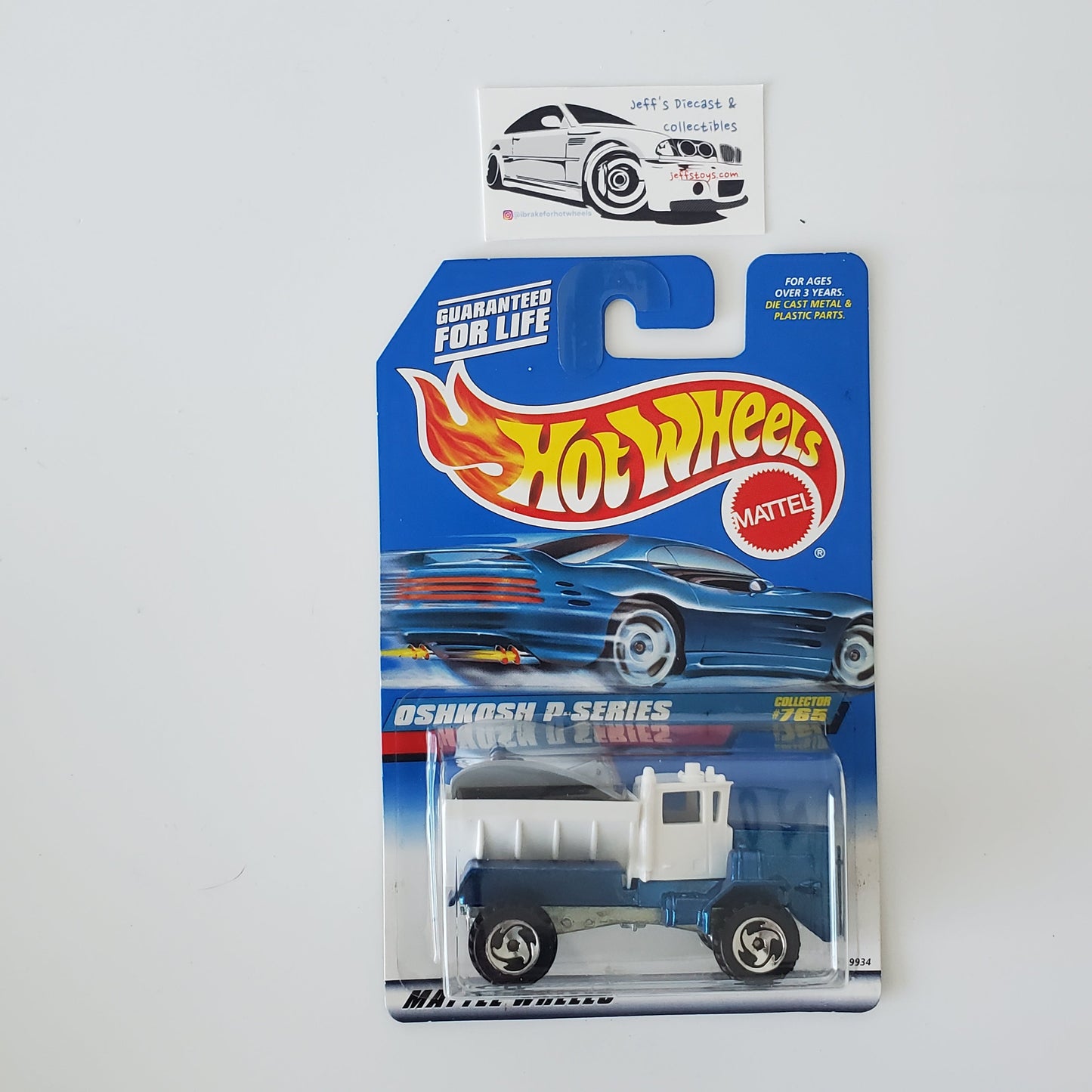 1998 Hot Wheels Oshkosh P-Series #765 Jeff's Diecast & Collectibles