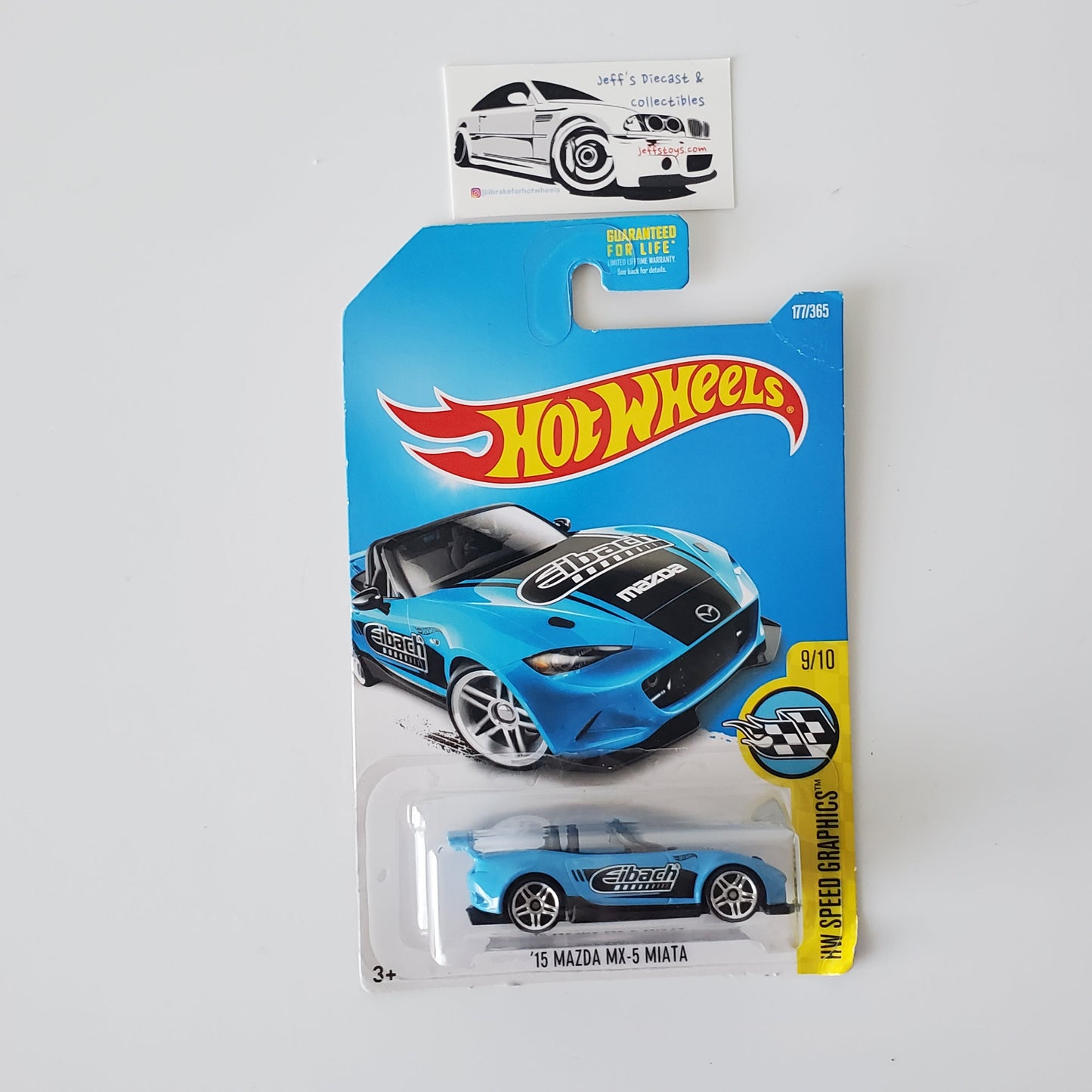 2016 Hot Wheels '15 Mazda MX-5 Miata #177 Jeff's Diecast & Collectibles