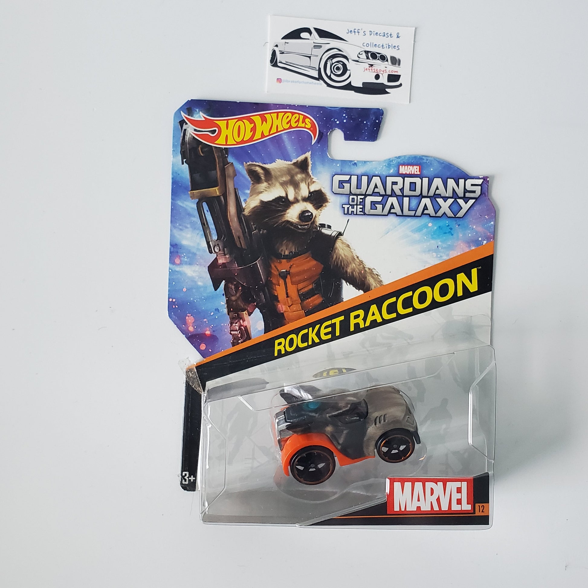 2014 Hot Wheels Guardians of the Galaxy Rocket Raccoon Character Car Jeff's Diecast & Collectibles