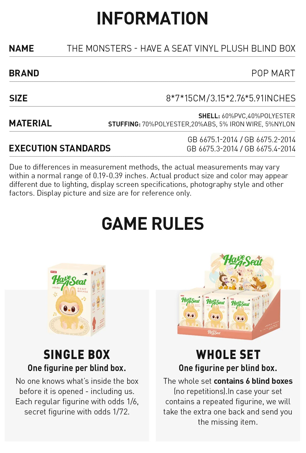 Pop Mart Labubu Have a Seat Blind Box BuBu Craze