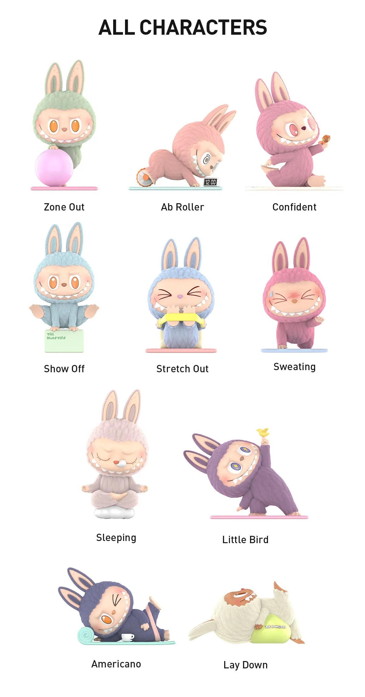 [In Stock] POPMART Labubu Lazy Yoga Series Figures Blind Box (SEALED) Ralphie's Funhouse