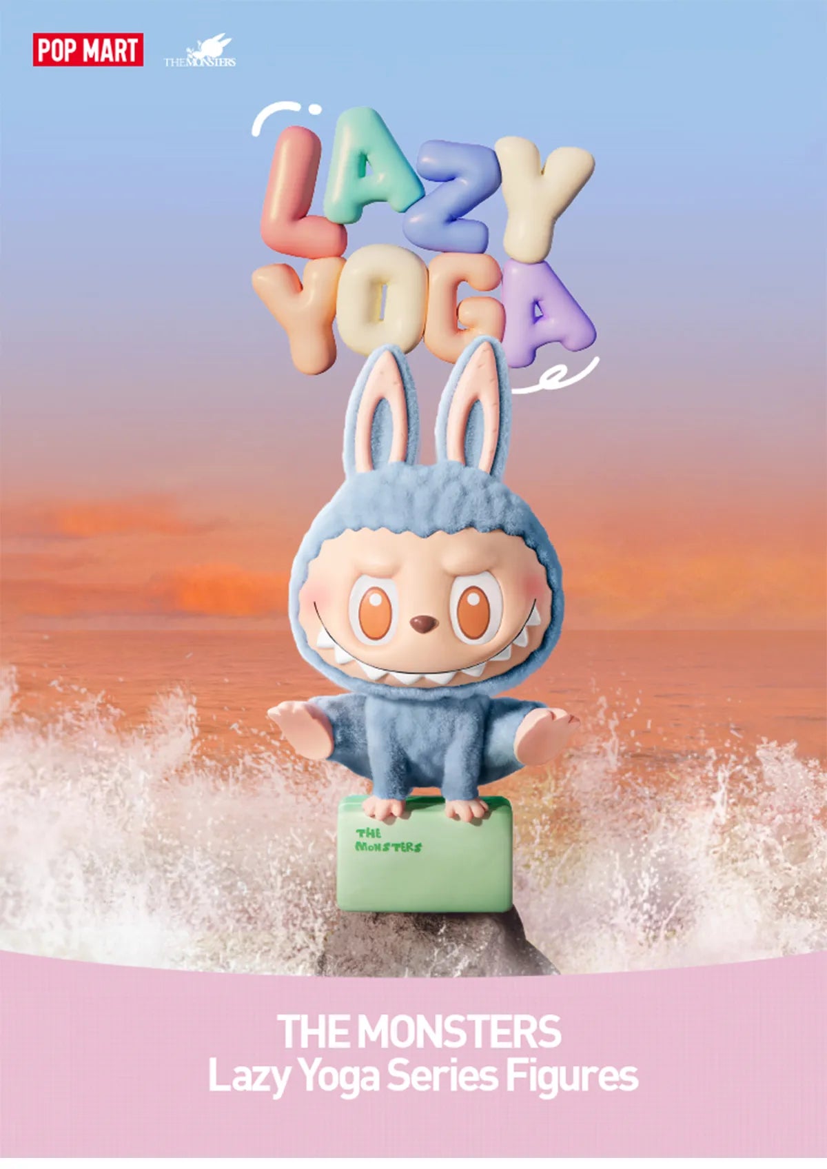 [In Stock] POPMART Labubu Lazy Yoga Series Figures Blind Box (SEALED) Ralphie's Funhouse