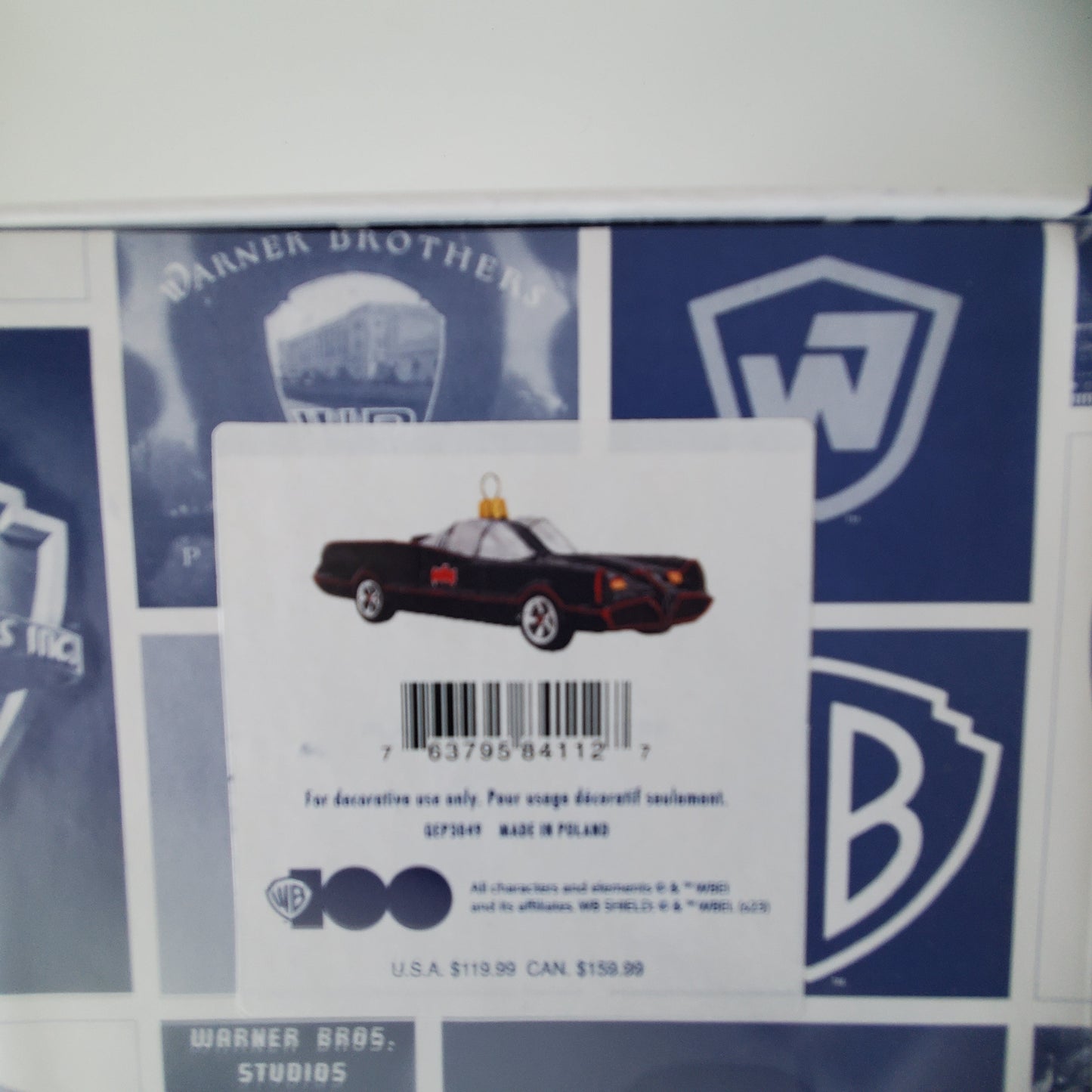 2023 Hallmark Batman TV Series Batmobile Warner Brothers 100th Anniversary Jeff's Diecast & Collectibles