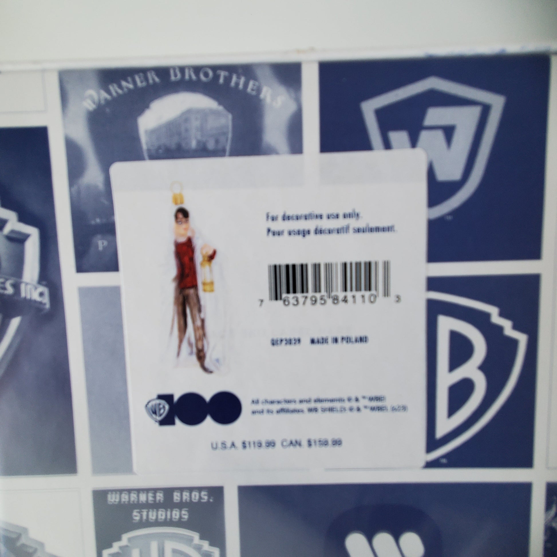 2023 Hallmark Harry Potter Cloak Warner Brothers 100th Anniversary Jeff's Diecast & Collectibles